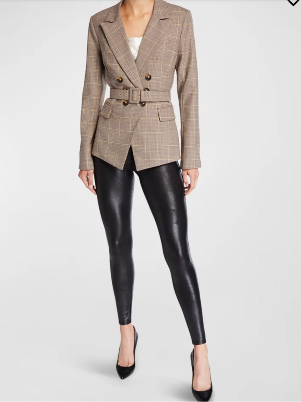 SPANX Ready-to-Wow™ Faux-Leather Leggings Faux Fleece Lined